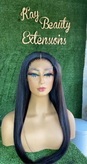 22" 3 Way Closure Wig