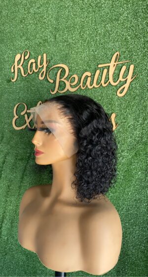 Curly frontal wigs