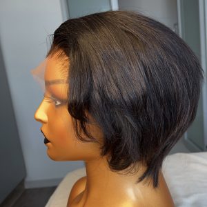 Frontal pixie wig