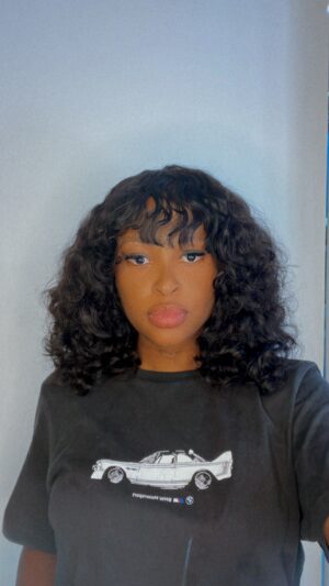 12” curly fringe